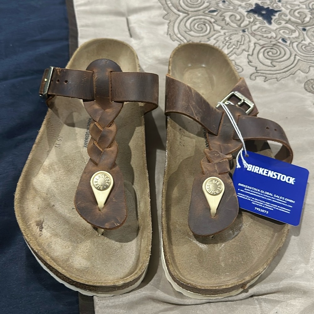 Womens new Birkenstock thong sandals